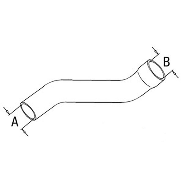 Aftermarket Fits John Deere Upper Radiator Hose 1550 1750 1850 1950 1950N 2155 2355 L58801 - main